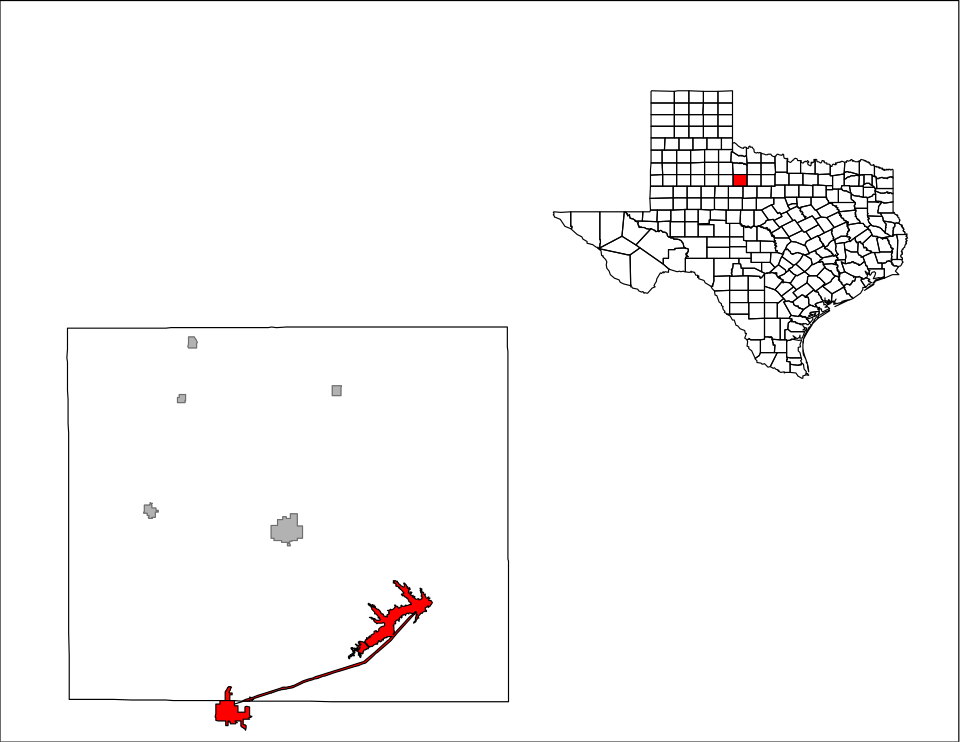 Locator map of Stamford