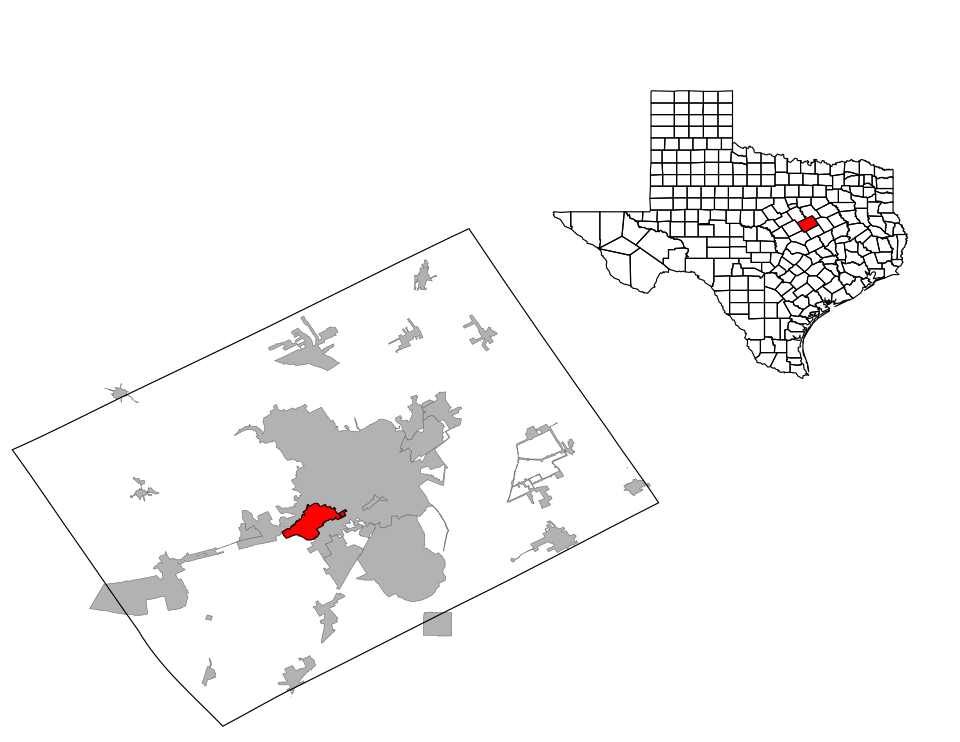 Map of Woodway