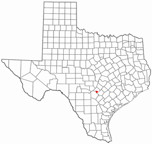 Locator map of Garden Ridge