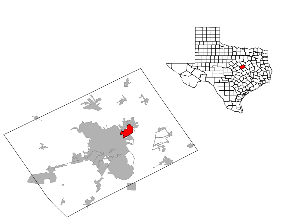 Locator map of Bellmead