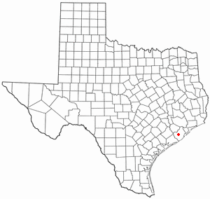 Locator map of Bailey's Prairie