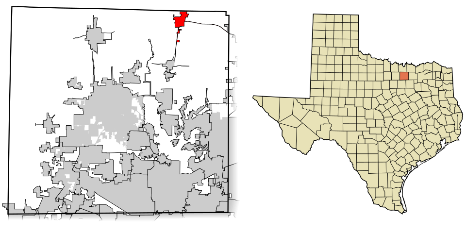 Locator map of Pilot Point