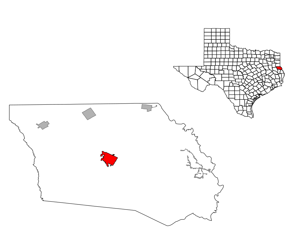 Locator map of Center