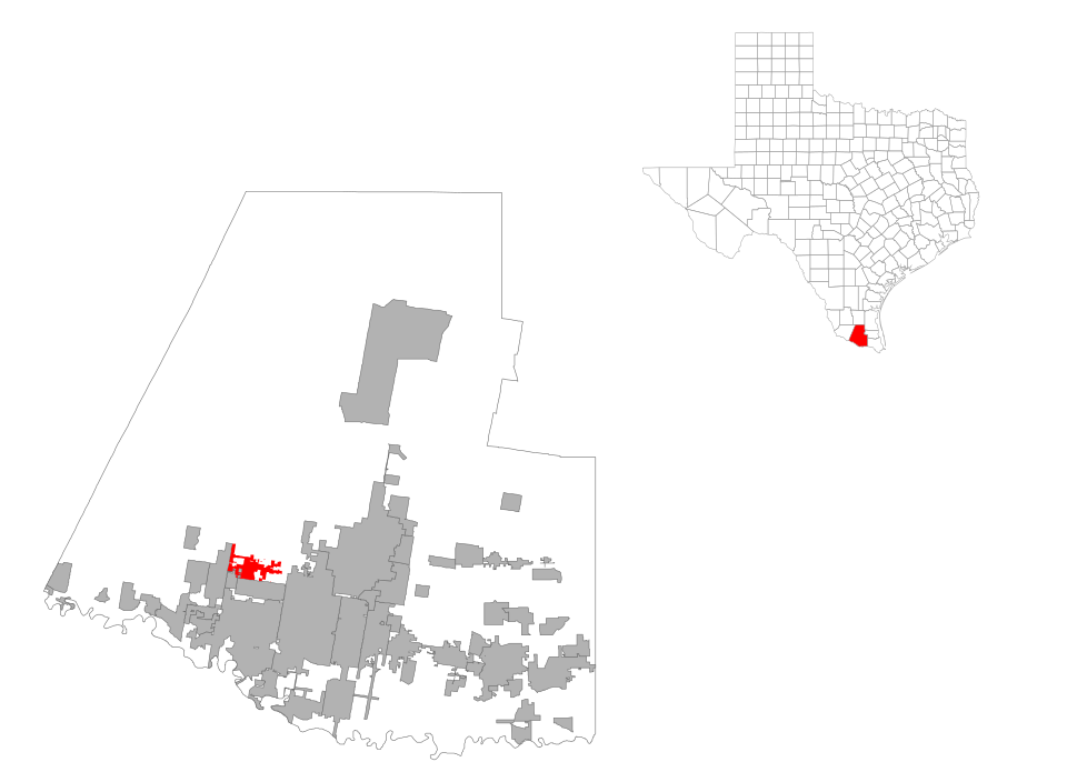 Locator map of Alton