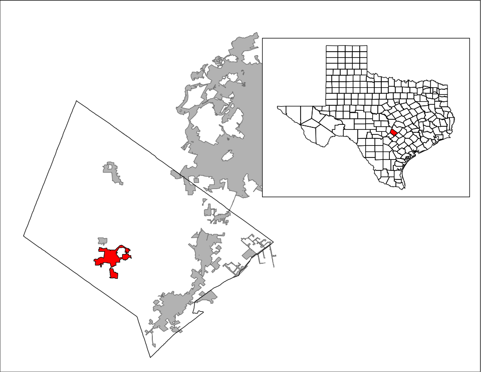 Map of Wimberley