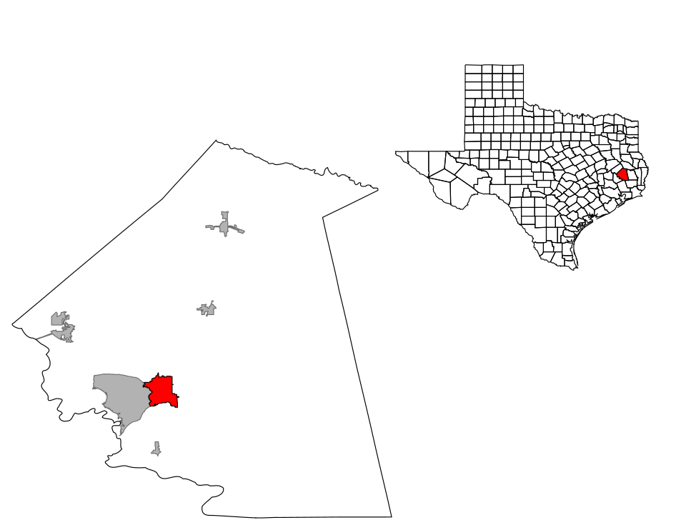 Locator map of Livingston