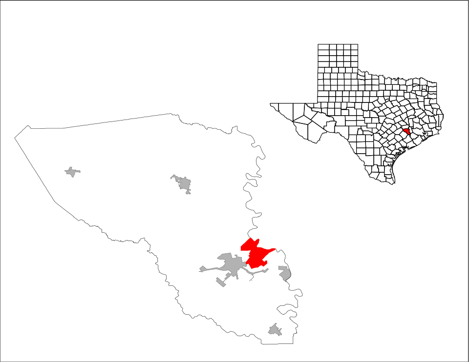 Locator map of San Felipe