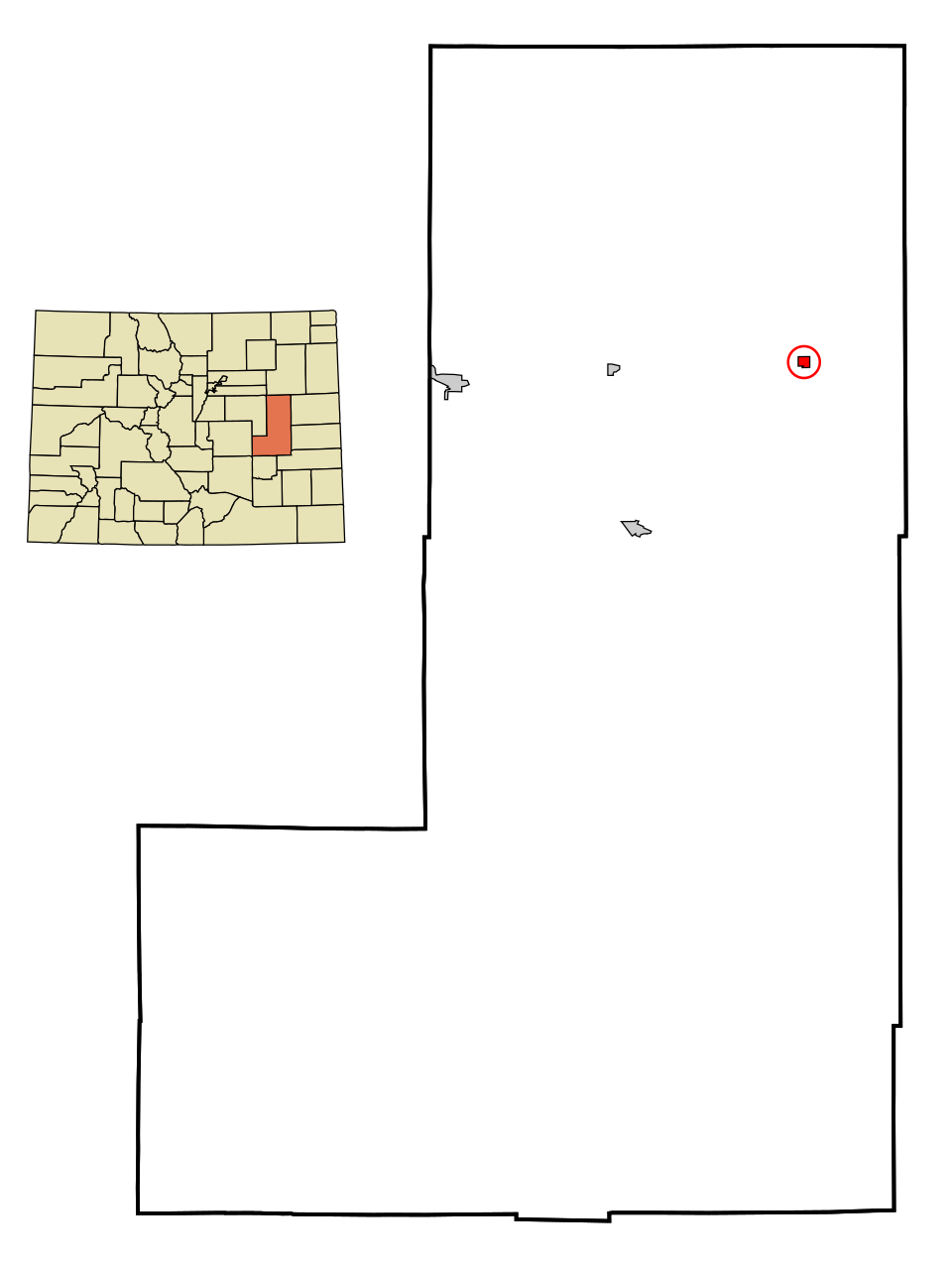 Locator map of Arriba