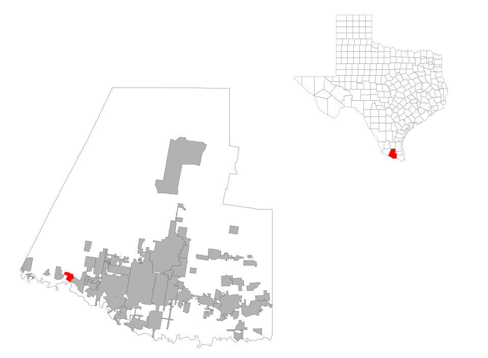 Map of Penitas