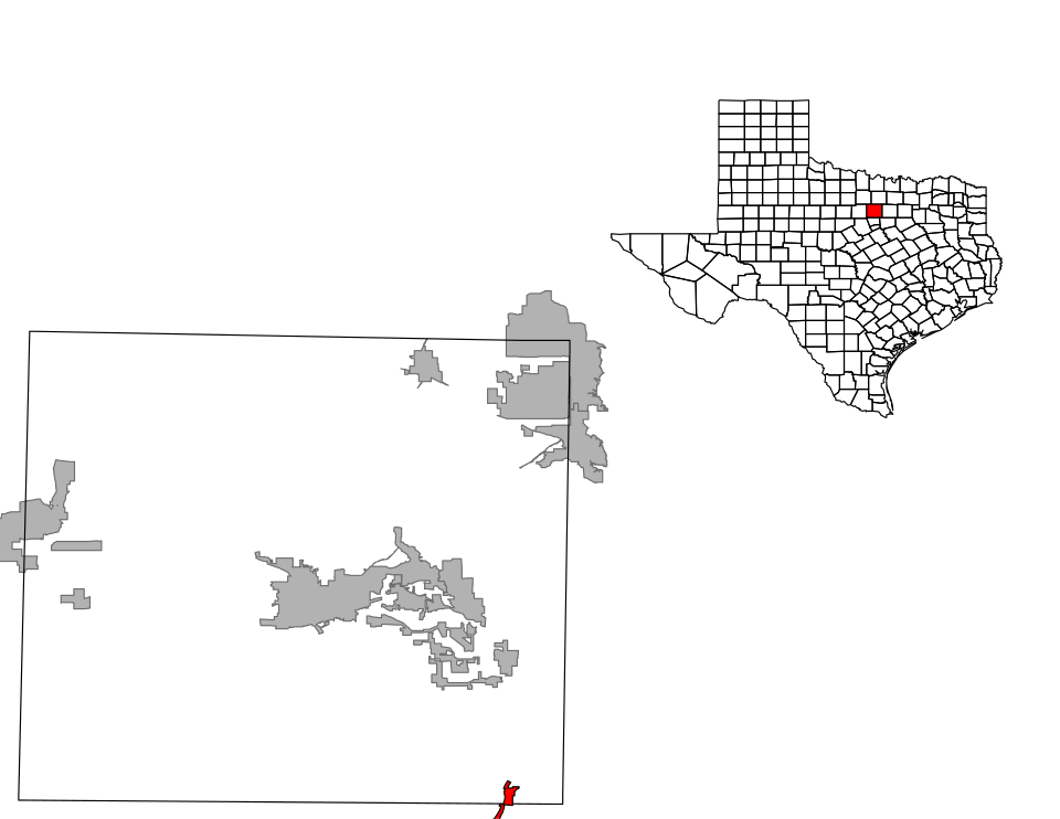 Locator map of Cresson