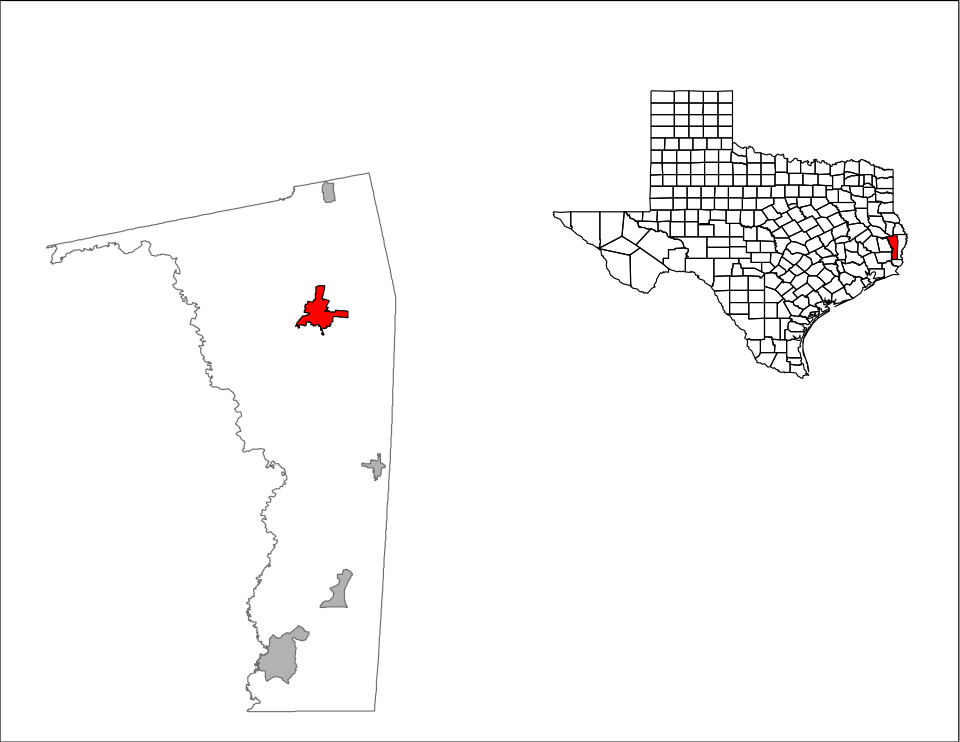 Locator map of Jasper