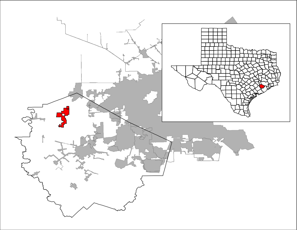 Map of Fulshear