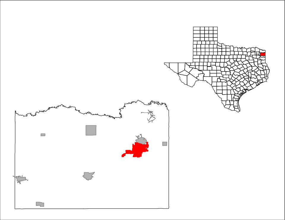 Locator map of Atlanta