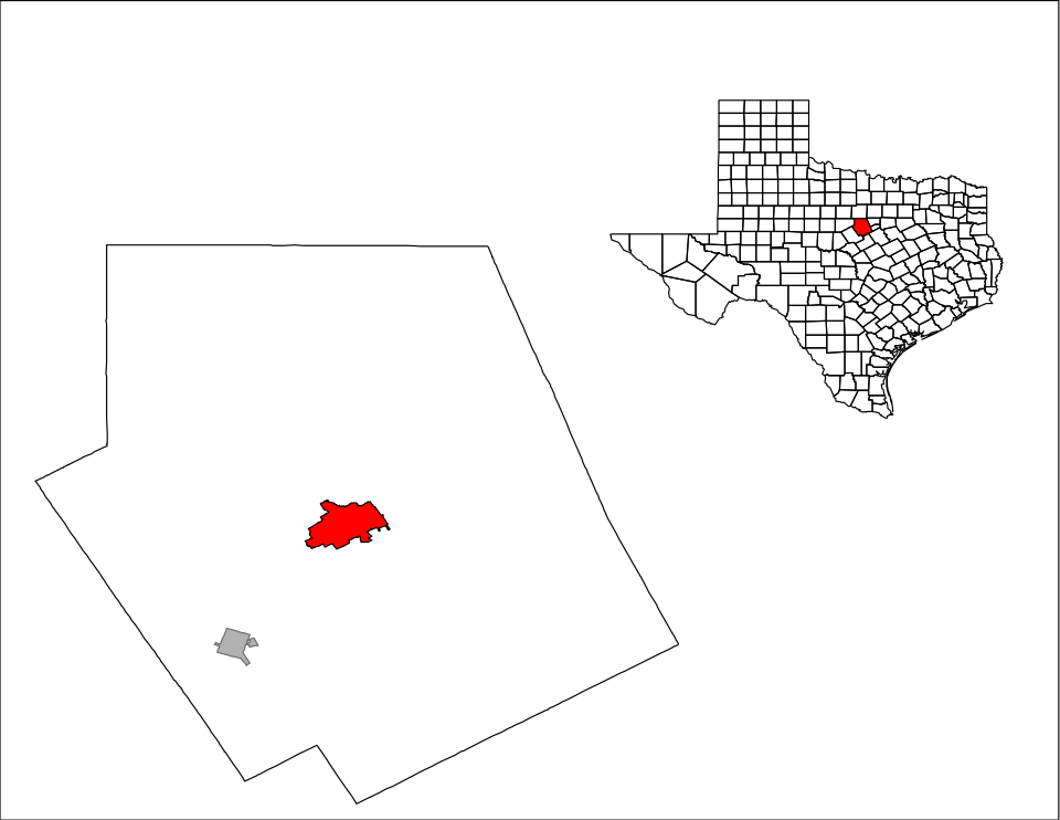 Map of Stephenville