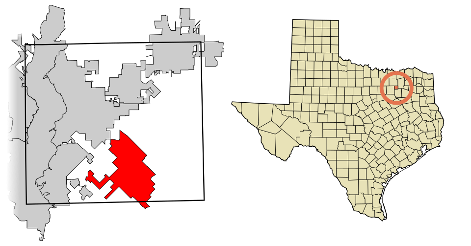 Locator map of McLendon-Chisholm