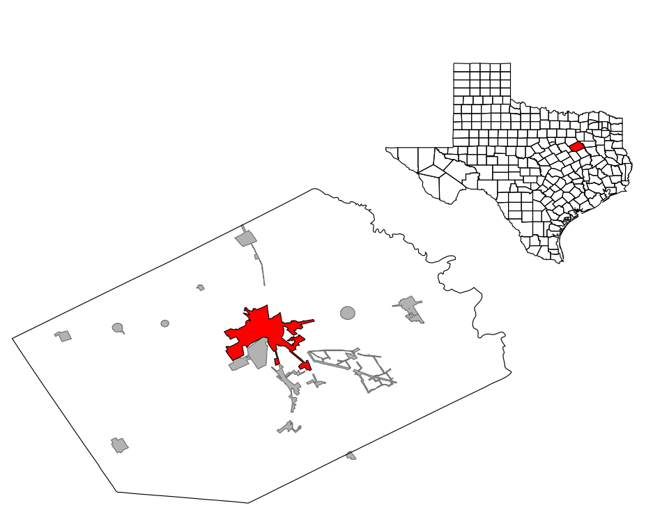 Map of Corsicana