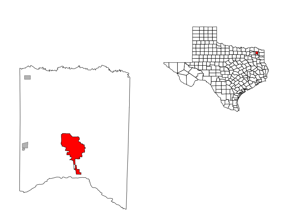 Locator map of Mount Pleasant