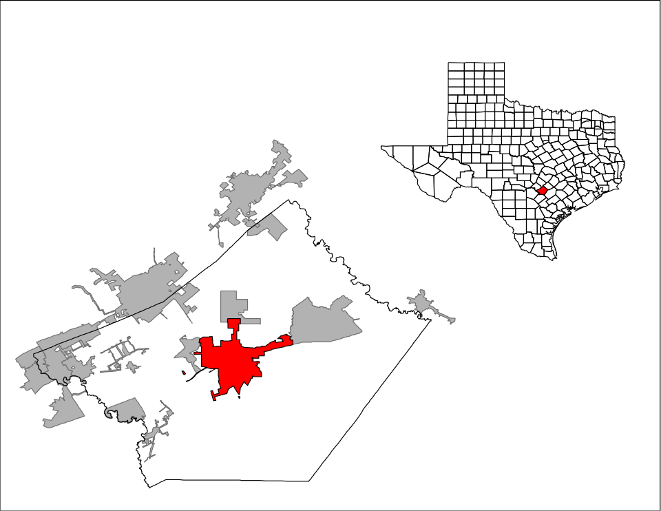 Locator map of Seguin