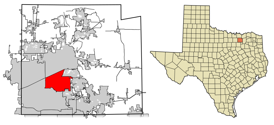 Locator map of Allen