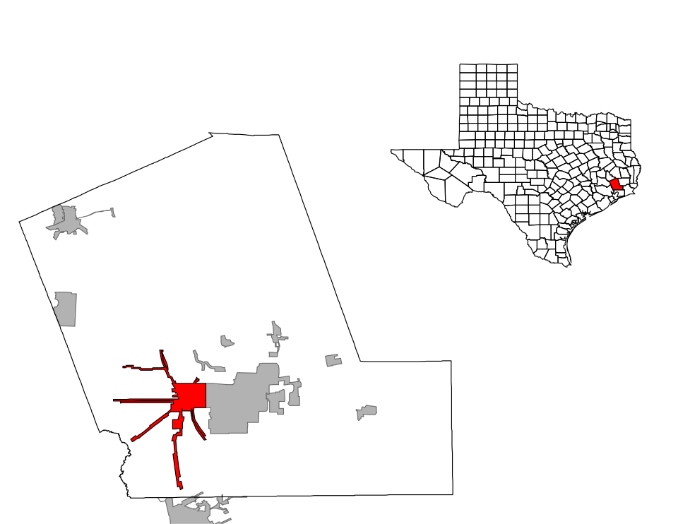 Locator map of Dayton