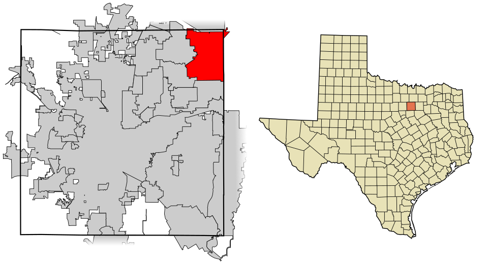 Map of Grapevine