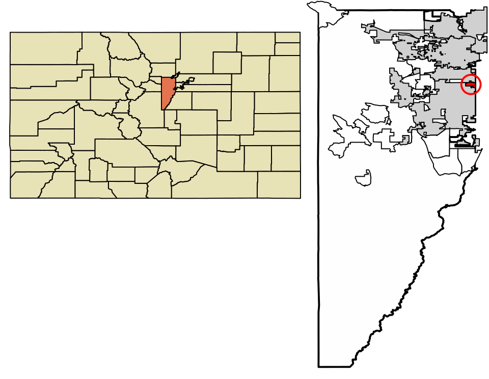 Locator map of Edgewater
