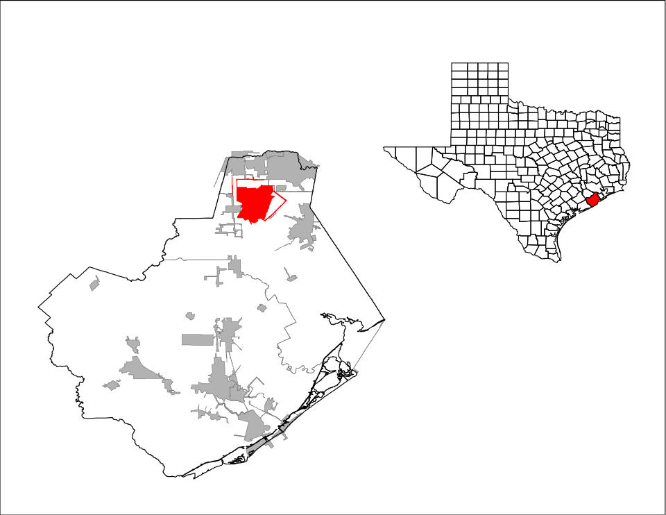 Map of Manvel