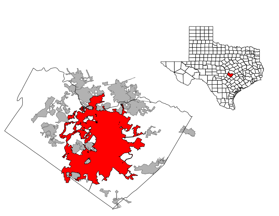 Map of Austin