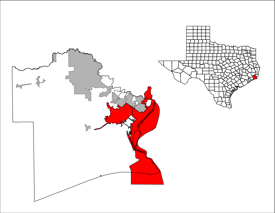 Locator map of Port Arthur