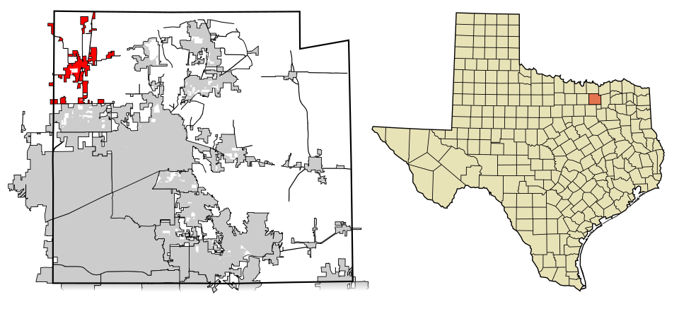 Map of Celina