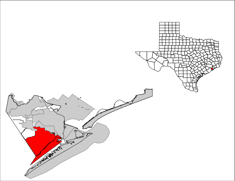 Locator map of Hitchcock