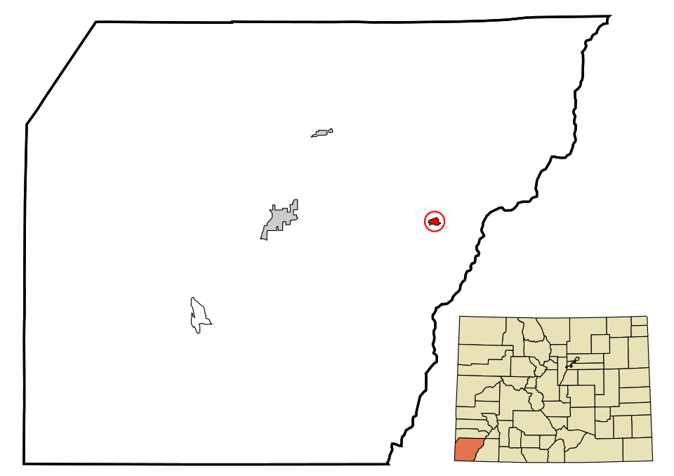 Locator map of Mancos