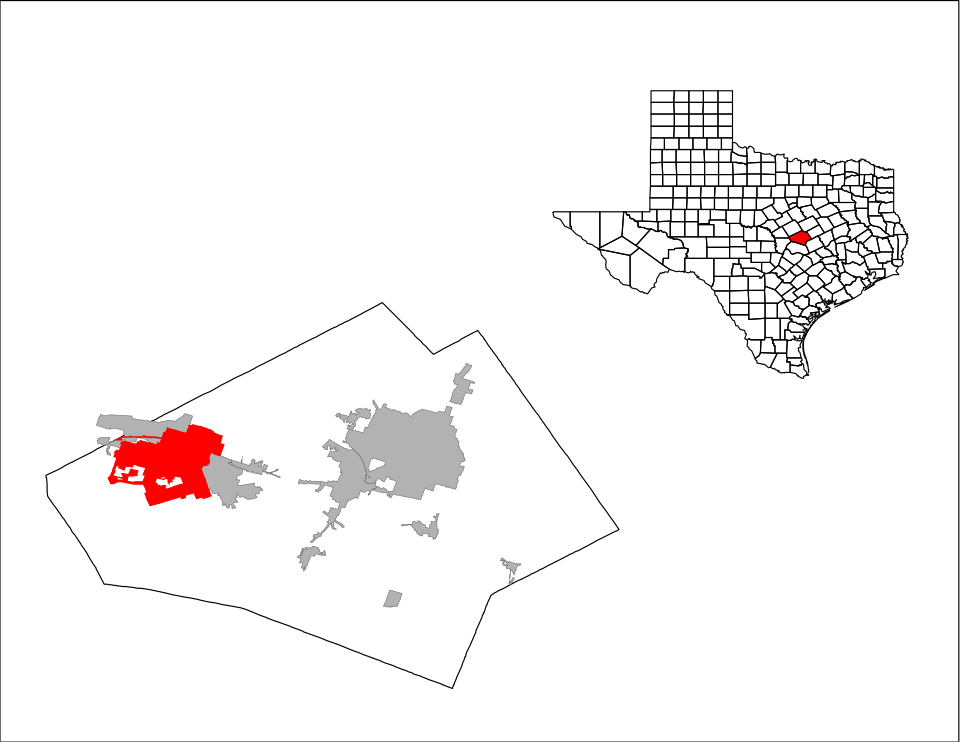 Map of Killeen