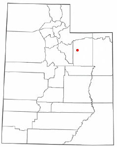 Locator map of Tabiona