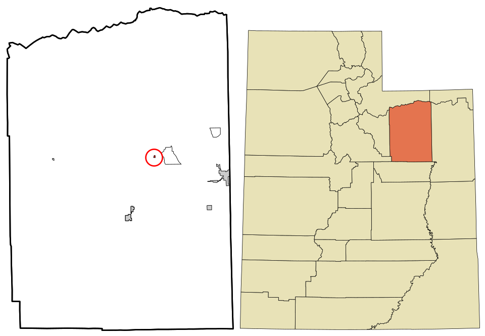 Locator map of Altamont