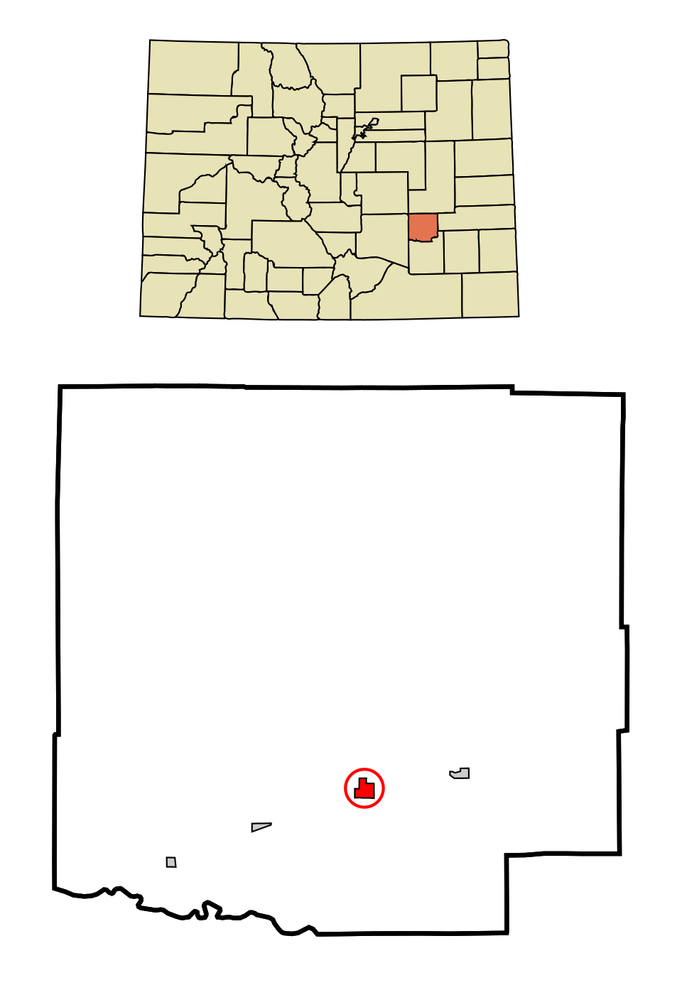Locator map of Ordway