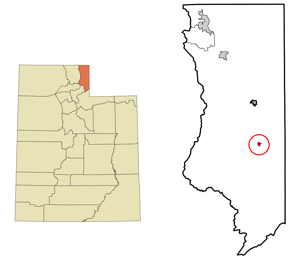 Locator map of Woodruff