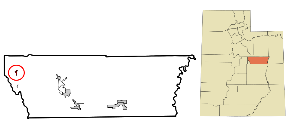 Locator map of Scofield