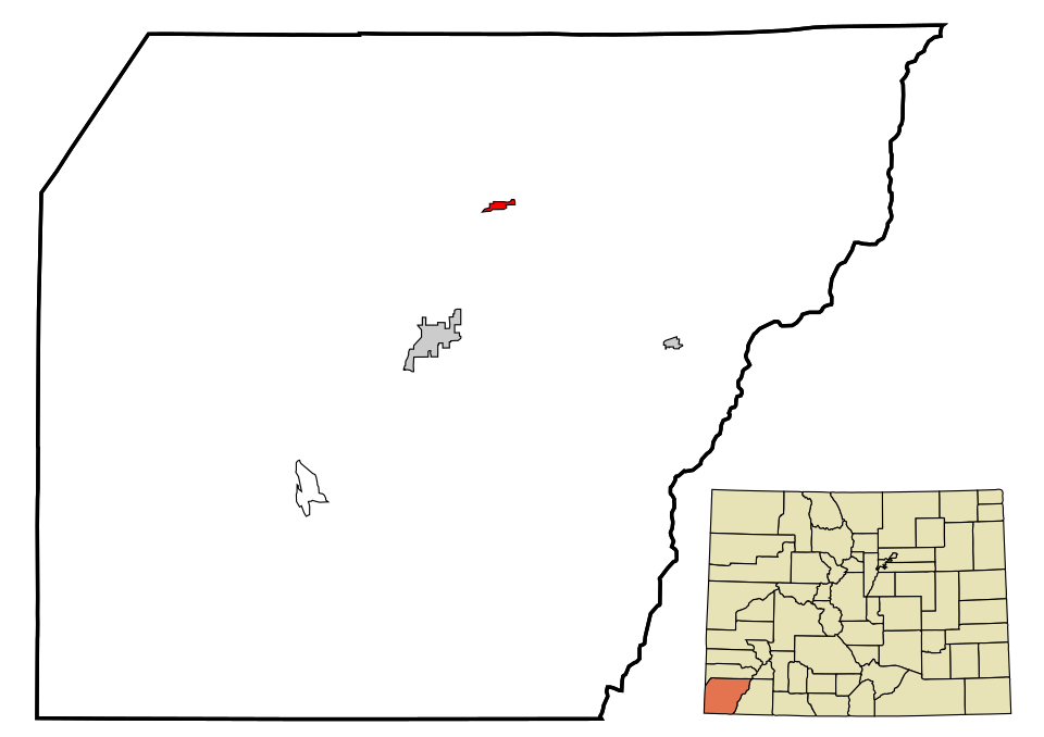 Locator map of Dolores