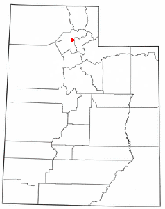 Locator map of Uintah