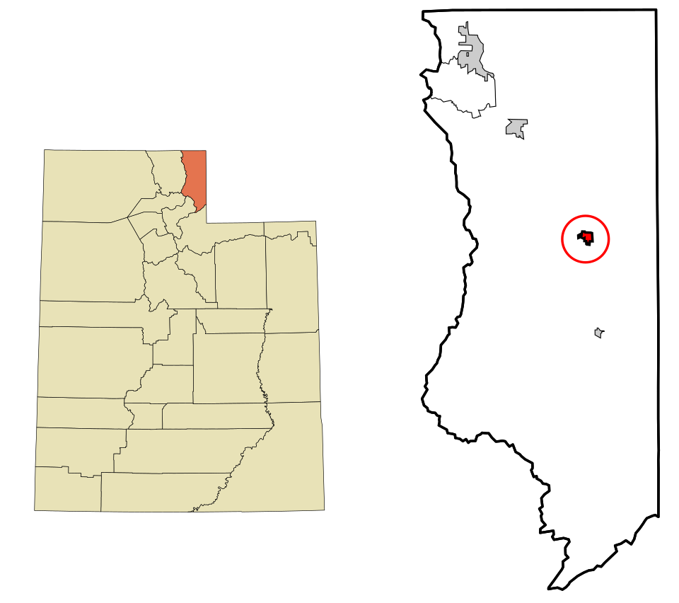 Locator map of Randolph