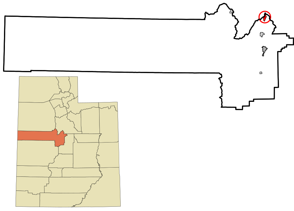 Locator map of Rocky Ridge