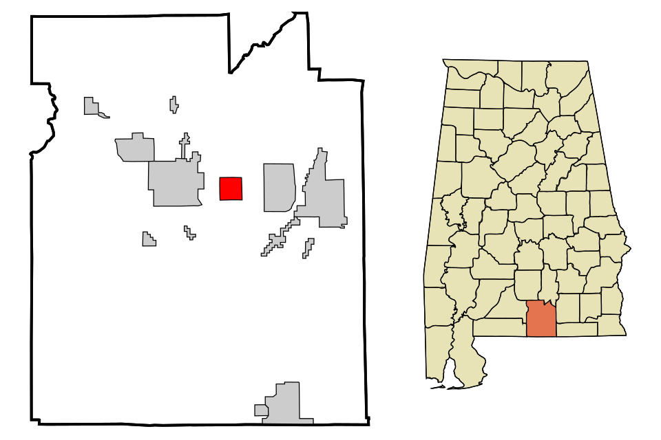 Locator map of Sanford
