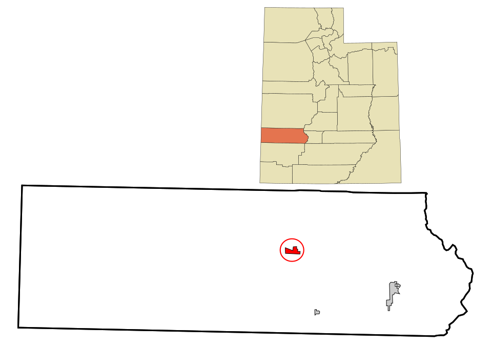 Locator map of Milford
