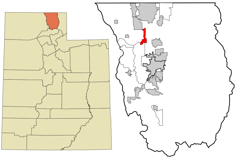 Locator map of Amalga