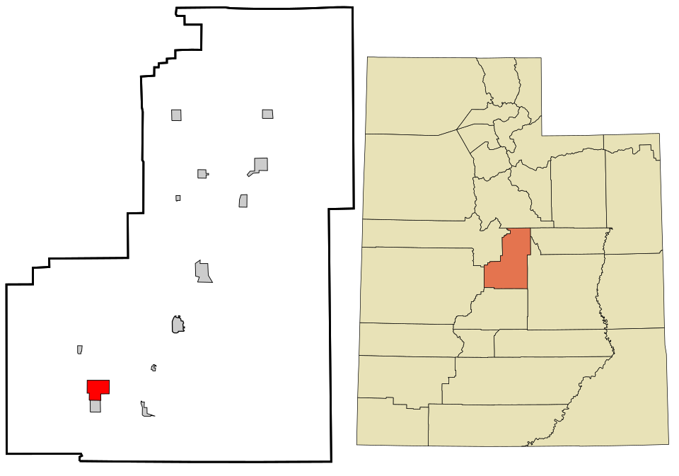 Locator map of Gunnison