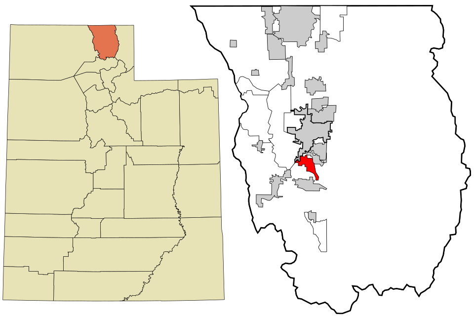 Locator map of Nibley