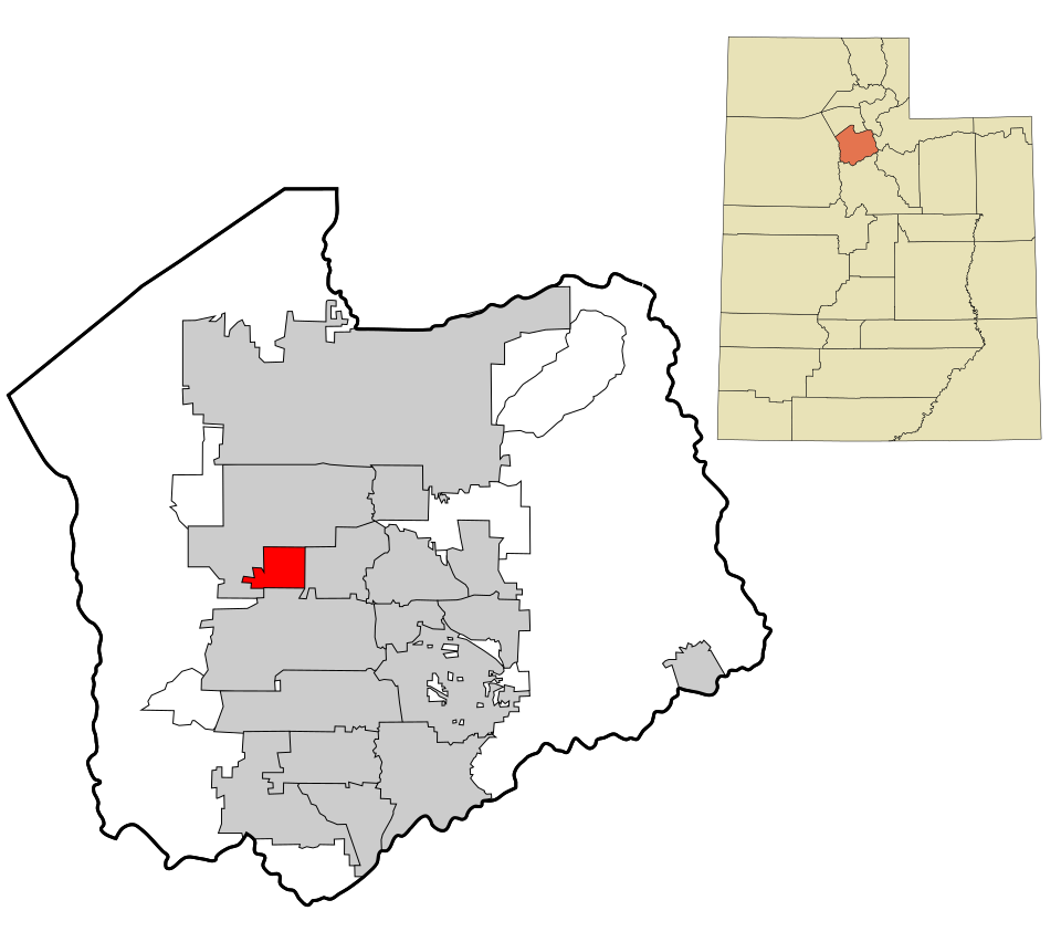 Locator map of Kearns