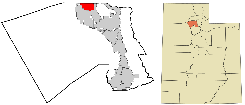 Locator map of Clinton