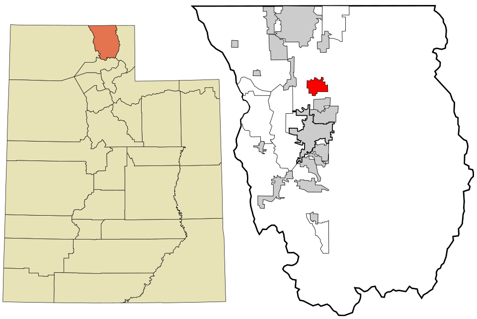 Locator map of Smithfield